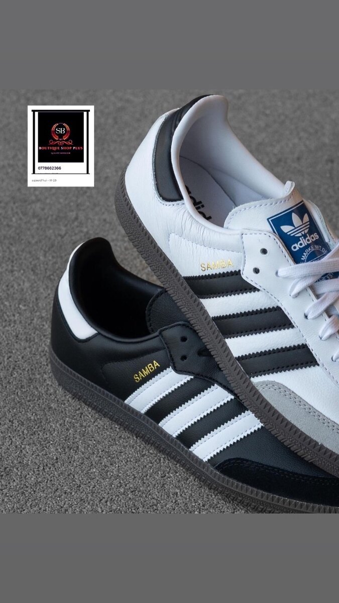 Basket adidas samba authentique avec sa boîte