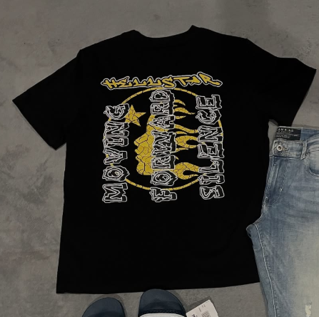 black t-shirt