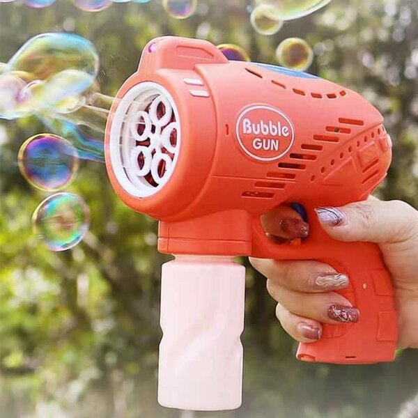 Jeux de pistolet à bulle en rouge