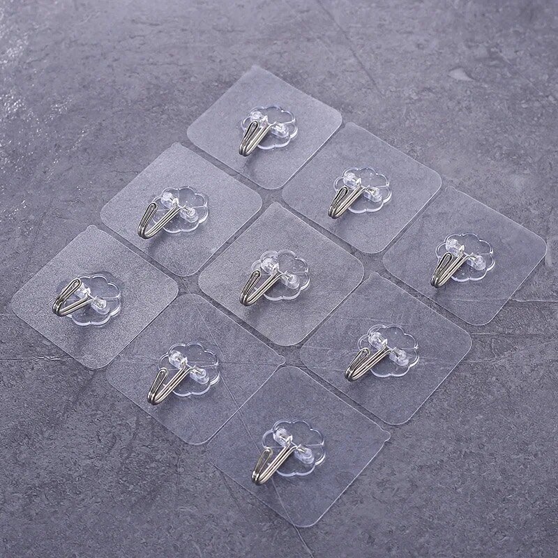 Adhesive hooks
