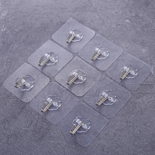 Adhesive hooks
