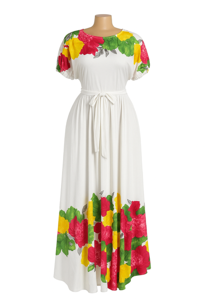 Robe Longue Florale Élégante