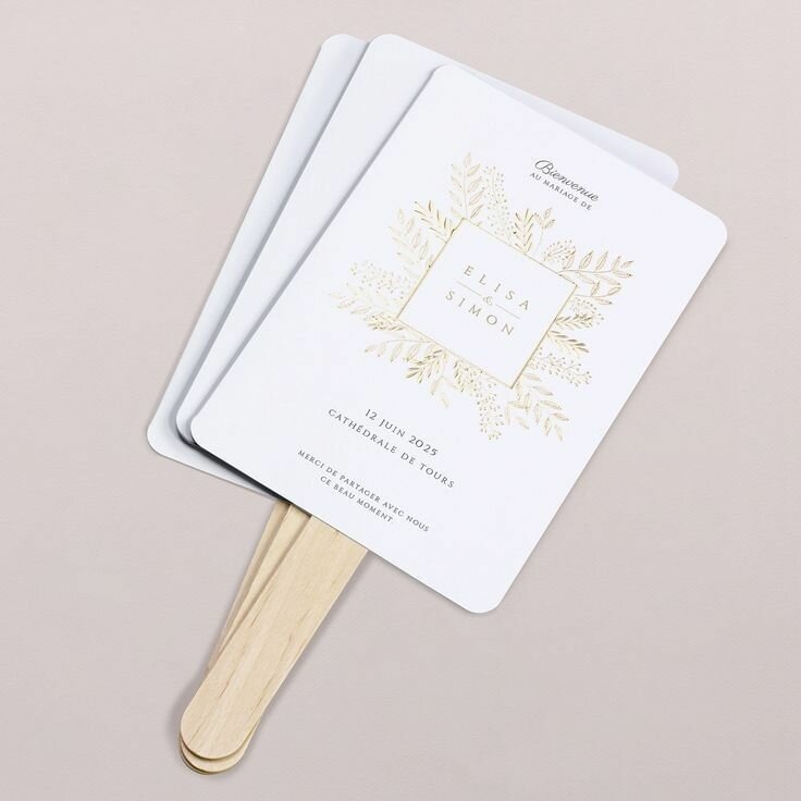 Éventail pour mariage