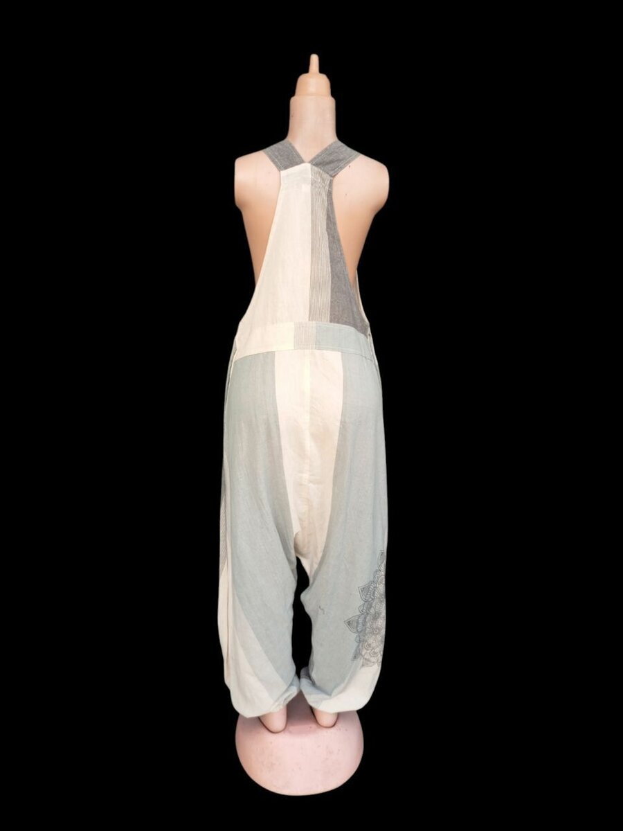 Salopette sarouel coton doux