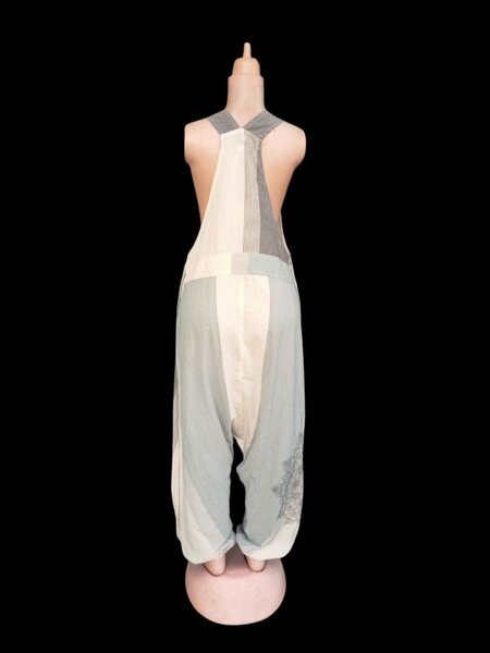 Salopette sarouel coton doux