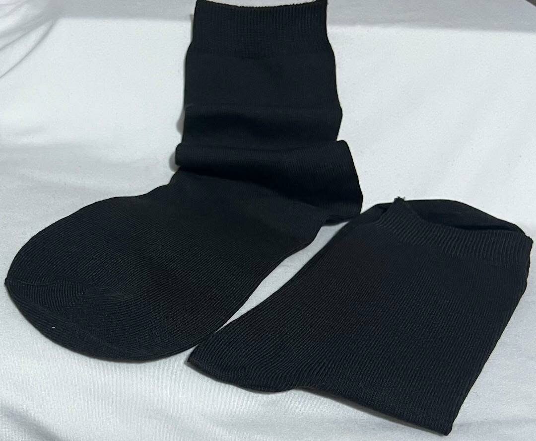 Chaussettes en coton noir