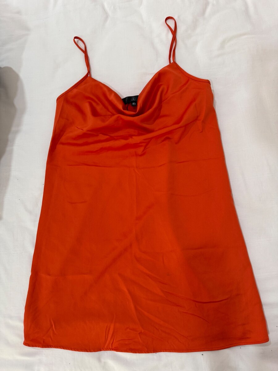 Satin slip dress