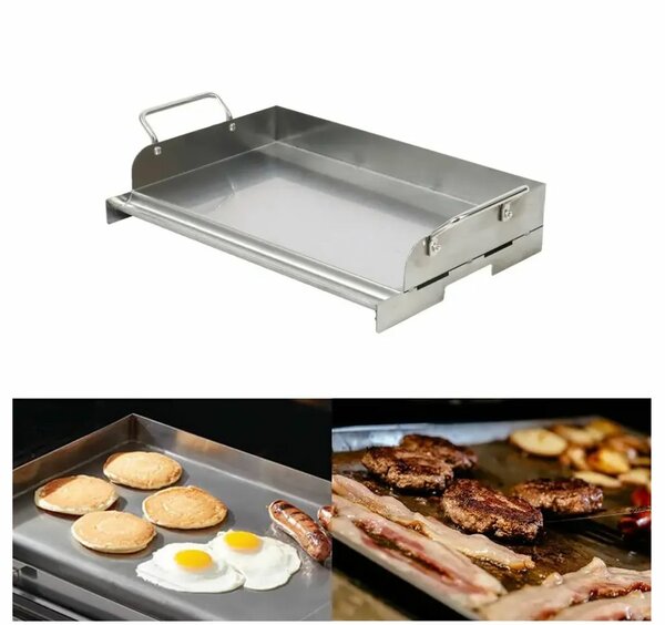 Plaque de cuisson acier inox