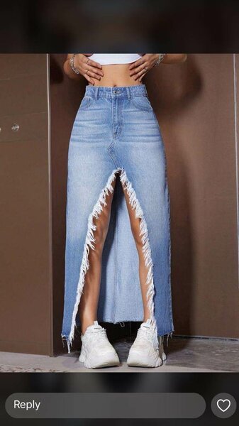 Denim skirts