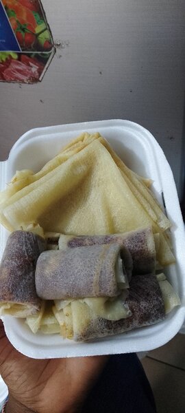 Crêpes fraîches et savoureuses
