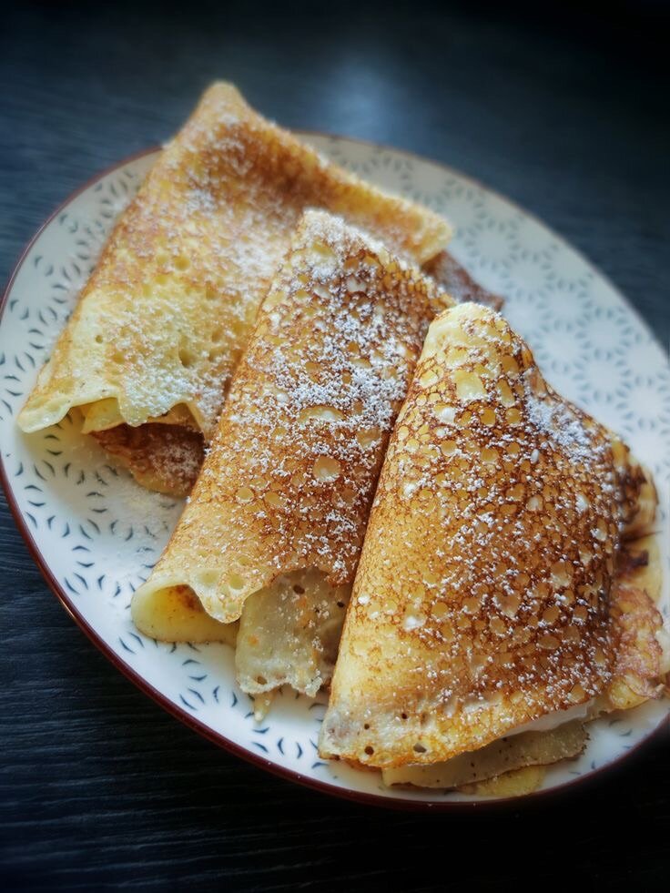 crêpes sucrées (5 pcs)