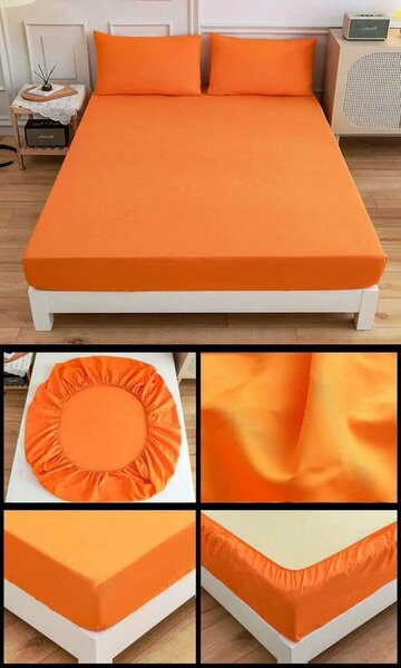 Drap de lit 2 places couleur unique