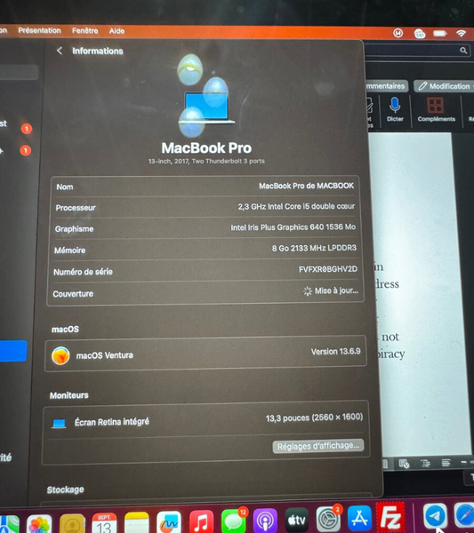 MacBook Pro 13-inch 2017