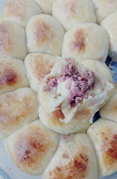 6 buns farcis à la viande