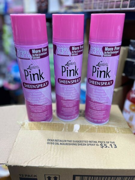 Spray Brillance Cheveux Pink