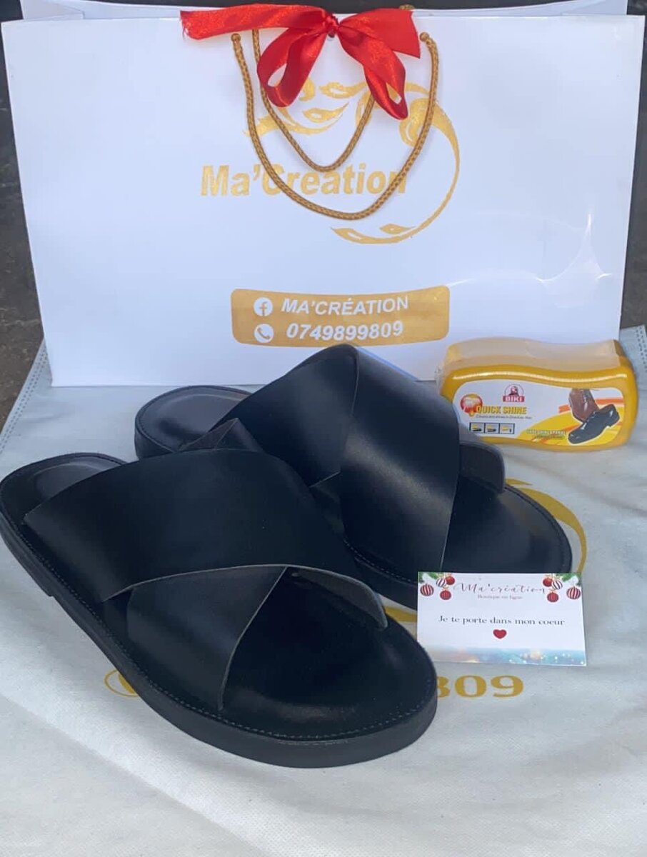 Sandales en cuir 