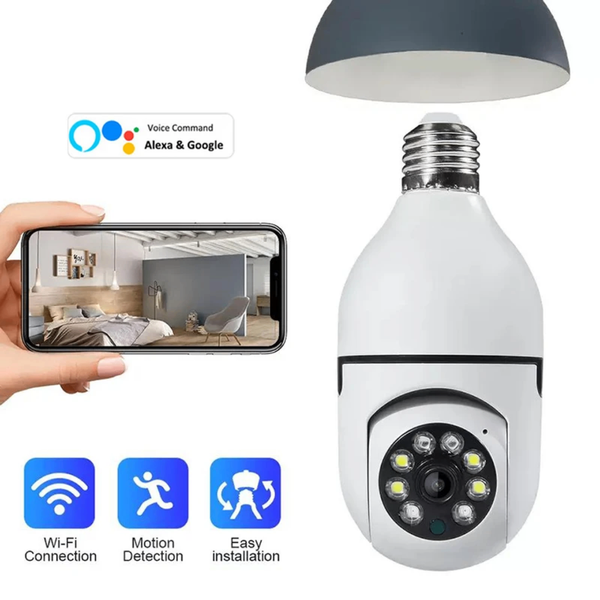 Caméra de surveillance ampoule