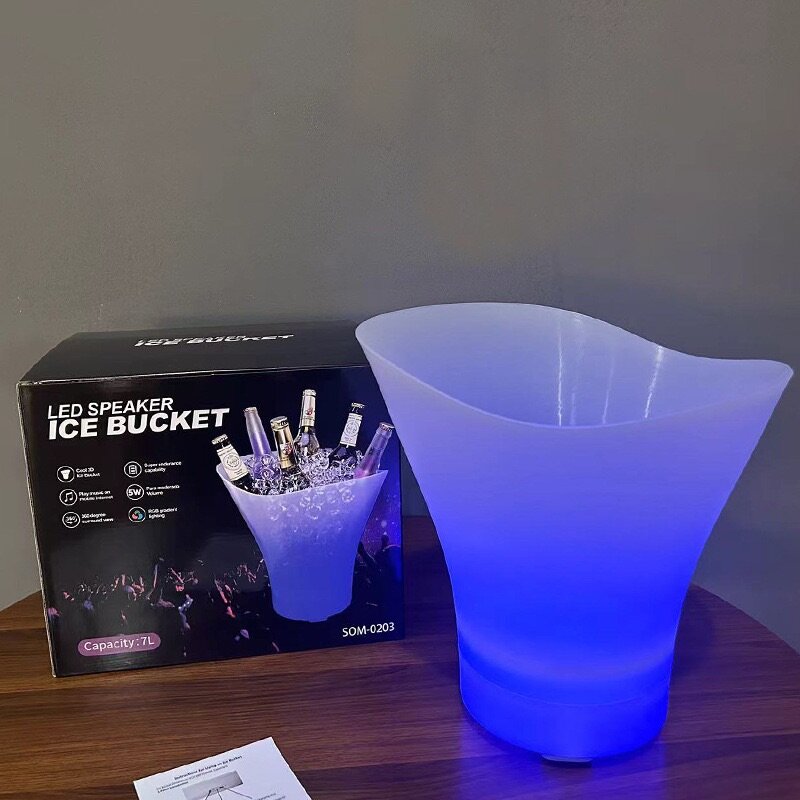 Ice Busket with Bluetooth speakers