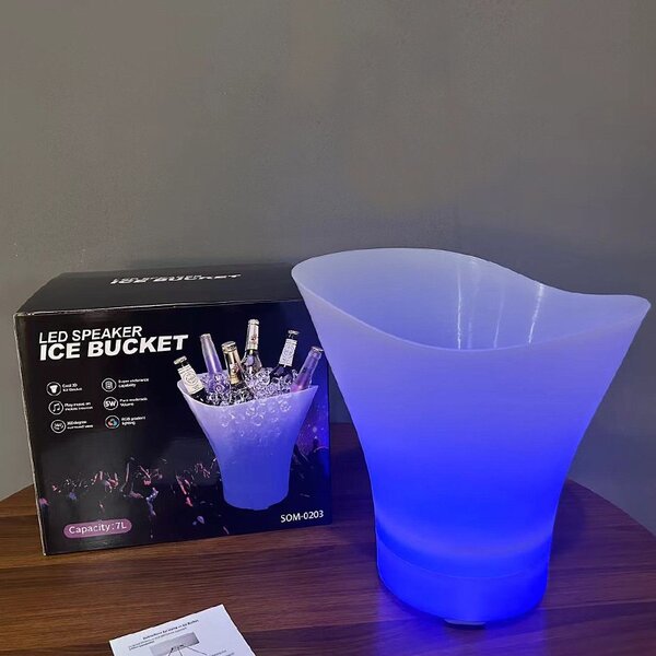 Ice Busket with Bluetooth speakers