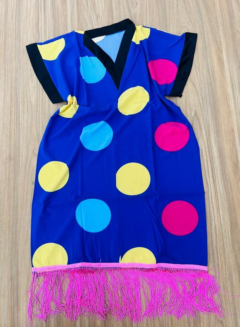 Fringe bubu dress