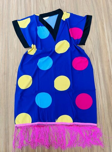 Fringe bubu dress