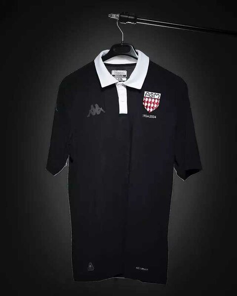 Polo à col blanc ASM 1924-2024