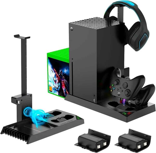 Refroidisseur xbox série x avec station de charge 5en1