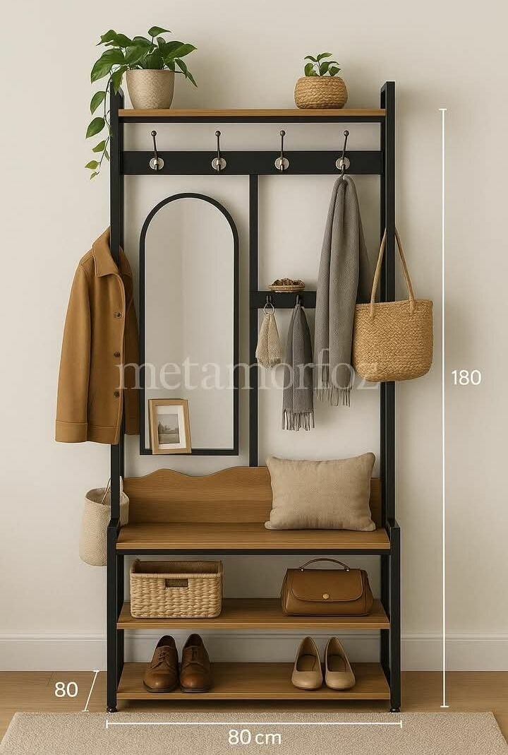Portemanteau mural moderne