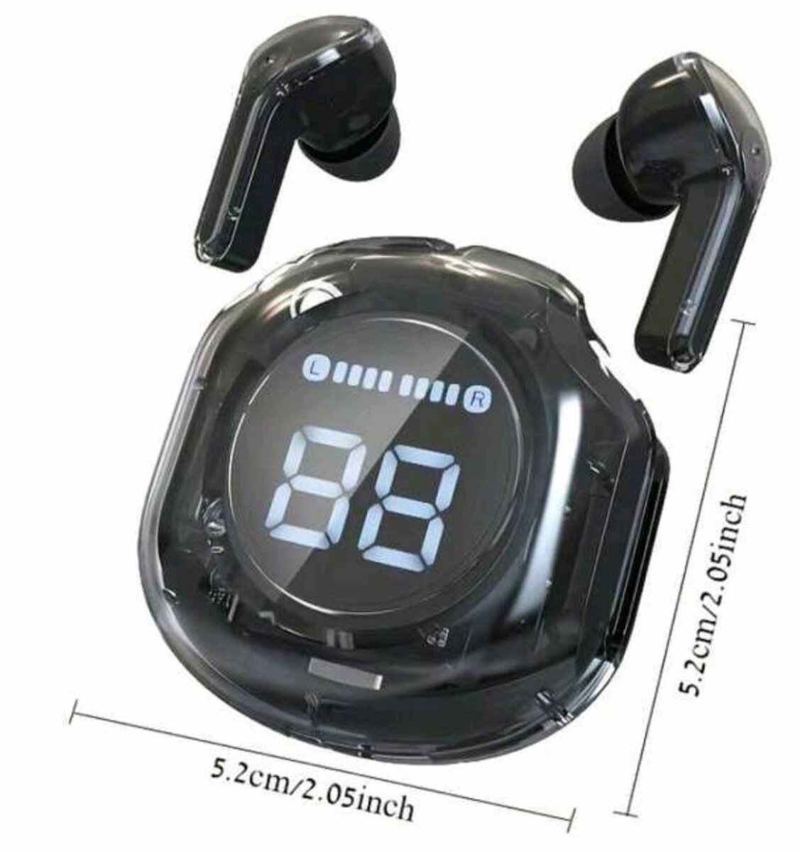 Casque Bluetooth sans fil T8 TWS 5.3  NOIR