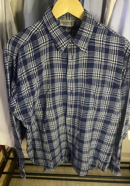 Chemise à carreaux homme