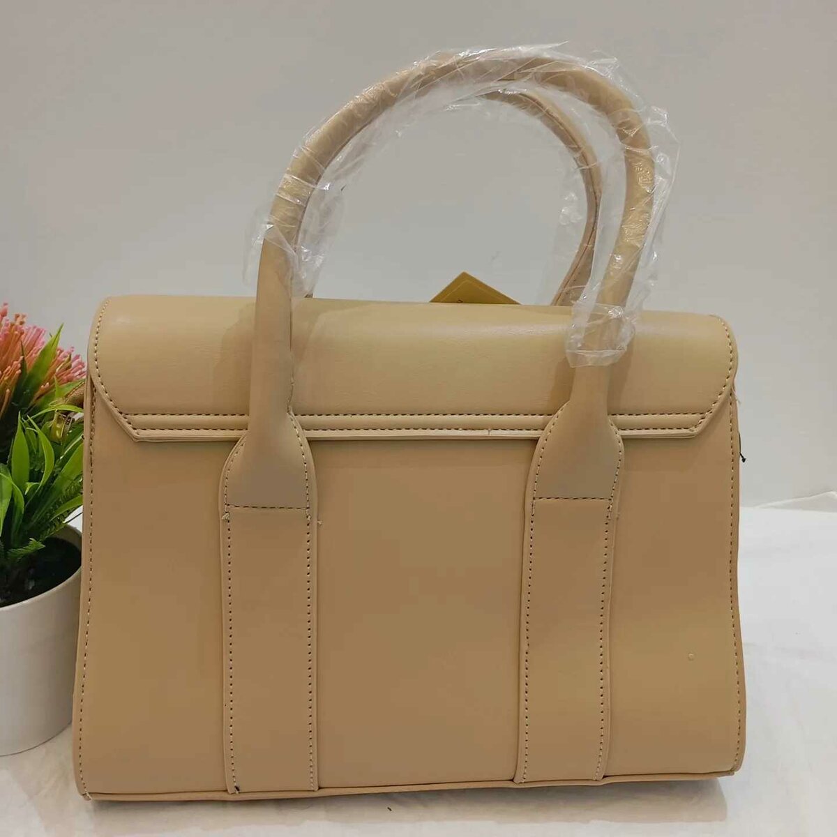 Gold handbag