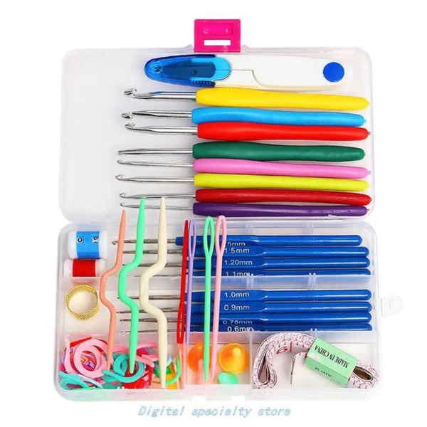 16 hook crochet set