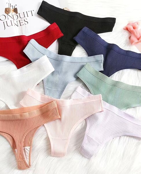 Cotton thongs