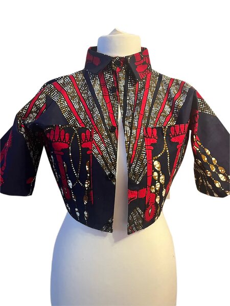 Ankara crop top