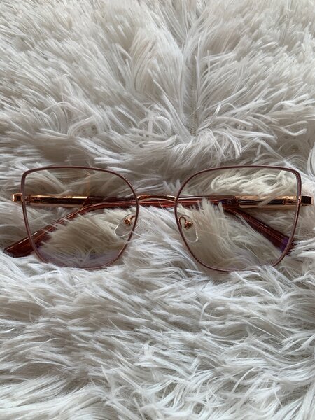 Optical blue lens frame