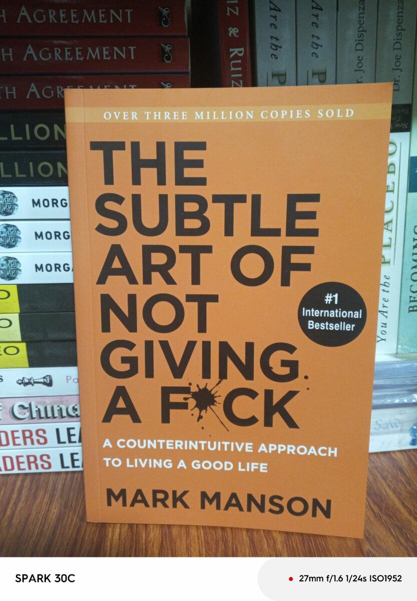 The subtle art of not giving a fuck