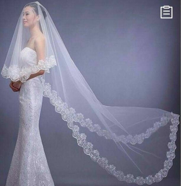 One layer lace edge