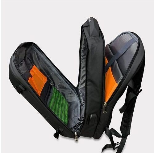 Sac à dos professionnel étanche en noir