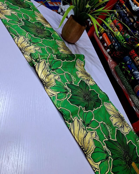 Tissu vert
