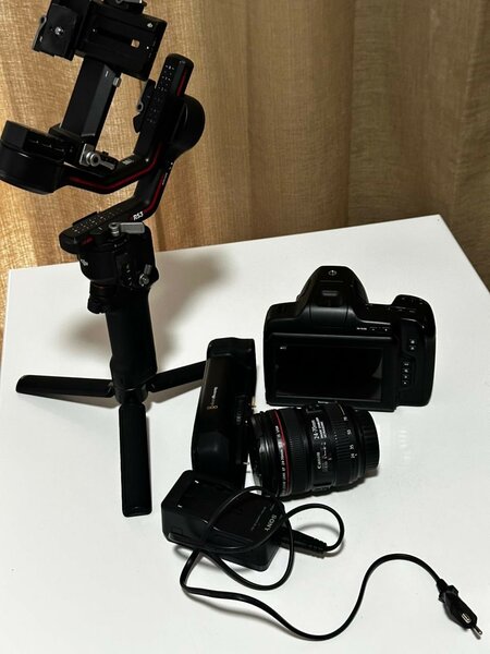 Camera black magique 6k pro et stabilisateur RS3 en location