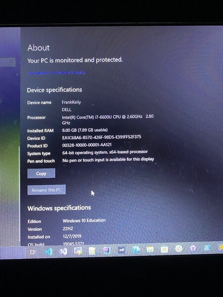 Dell Laptop