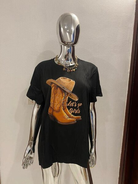 T-shirt Femme Cowboy Rock