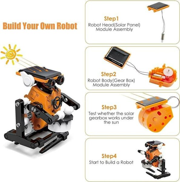 Robot solaire avec plaque solaire