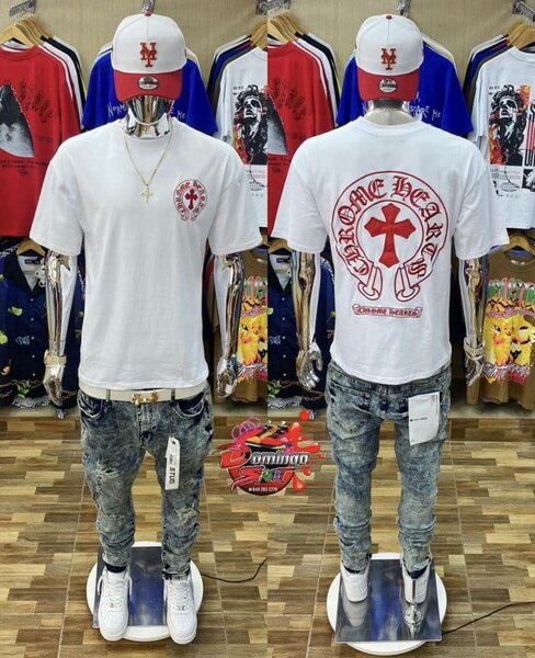 T-shirt Chrome Hearts décontracté