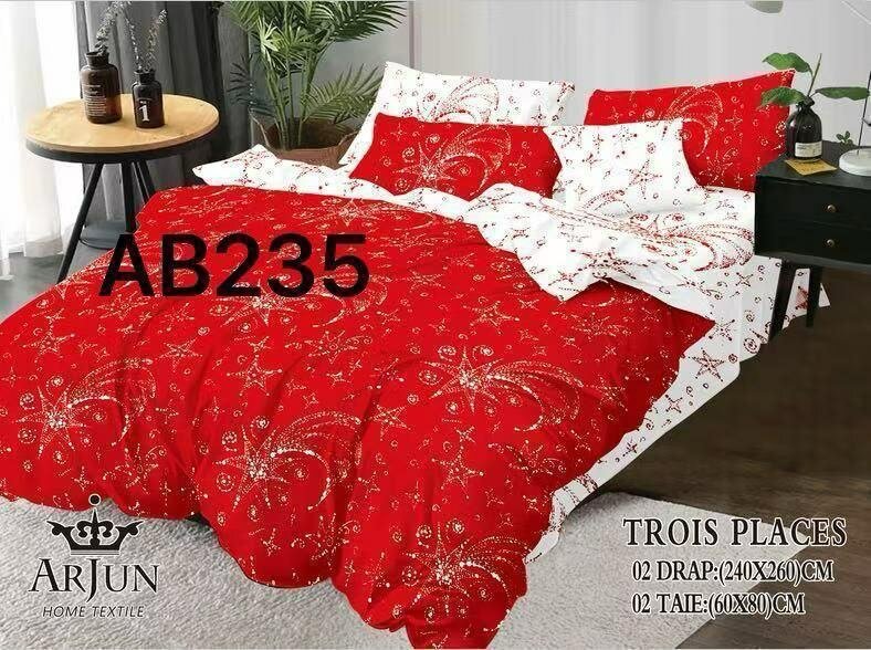 Parure de Lit Florale 3 Places