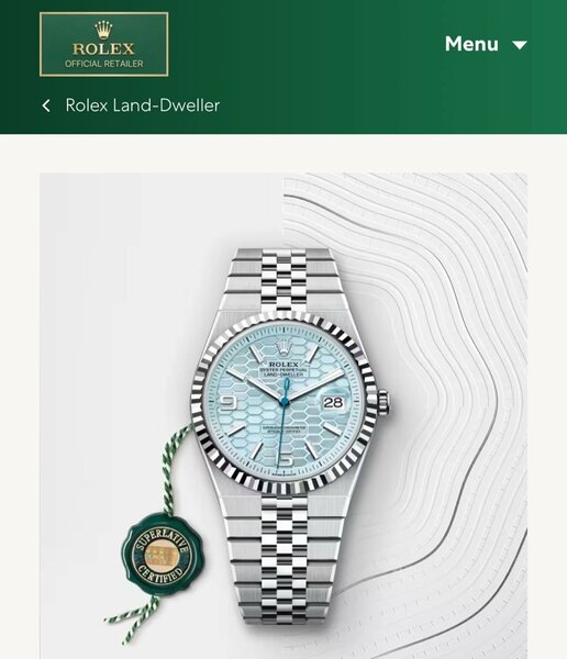 Montre Rolex Land-Dweller