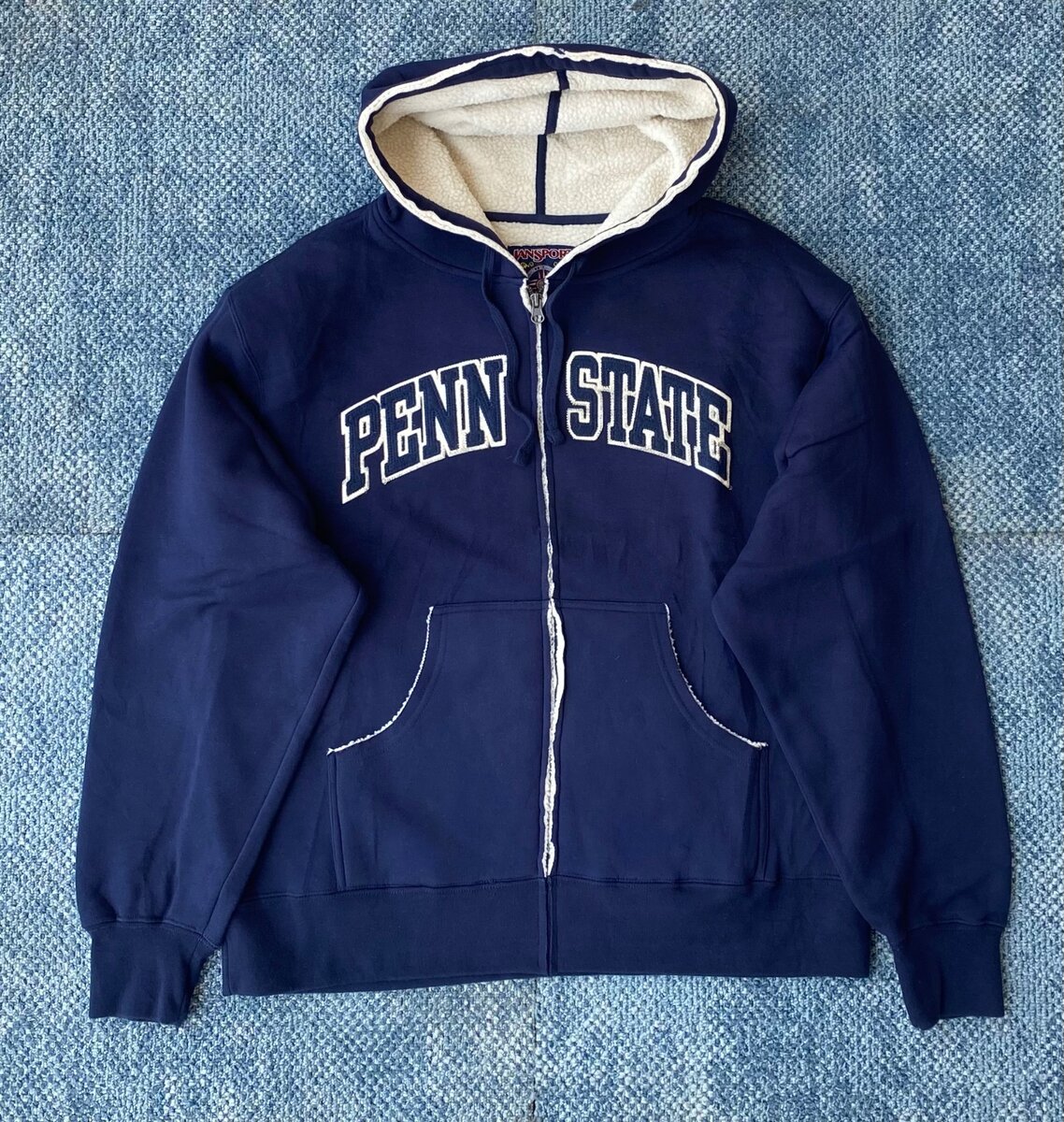 Blue black Hoodie