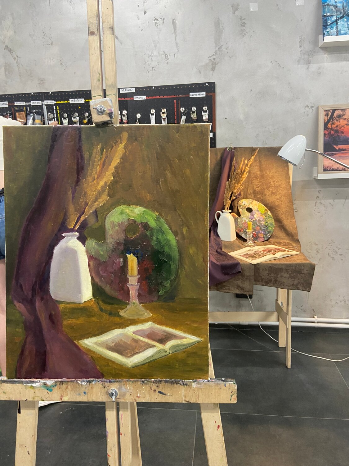 студия живописи, мастер класс по живописи, художник сахаров, масляная живопись, работы на художественный конкурс академический