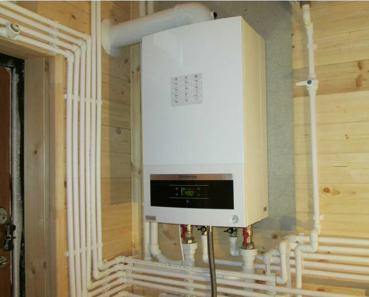 газовый двухконтурный настенный котёл buderus, двухконтурный газовый котел, двухконтурный настенный газовый котел, газовый котел будерус u072-24k, система отопления настеенногигазового котла