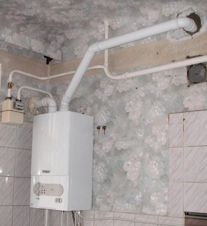 монтаж настенного газового котла, перенос газового котла, двухконтурный газовый котел, монтаж газового котла на стену, монтаж газового котла